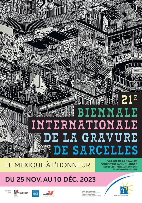 21st International Biennial of Engraving Sarcelles-France 2023