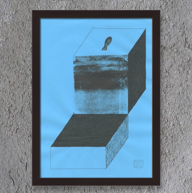 Box with fog